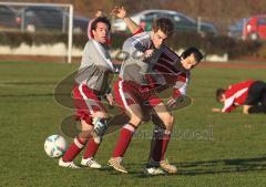 TSV Gaimersheim - TSV Altmannstein - links Martin Maier (A) mitte Michael Hauer (A) und rechts Benjamin Brucker