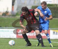 FC Hepberg - TSV Mailing - links Raphael Reichenberger (Hepberg) - rechts Christoph Bayerlein