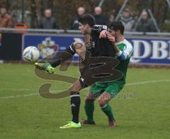 BOL - FC Gerolfing - SV Manching - Patrick Mack (FCG) am Ball, hinten Bielicz Kryspin will zum Ball