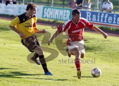 SV Buxheim - FC Hitzhofen - links Johannes Welser (Hitzhofen) und rechts Bernhard Thurner (Hitzhofen)