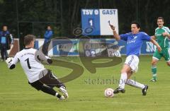 TSV Oberhaunstadt - TSV Jetzendorf - rechts Alexander Lehmeier scheitert am Torwart Christoph Morber