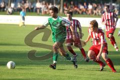 Relegation - SV Manching - Rosenheim - Tobias Hofmeister wird verfolgt