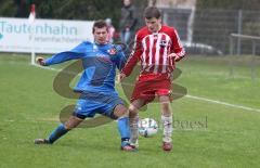 SV Stammham - TSV Etting - links Michael Schmidt (Etting) und rechts Christoph Binder (Stammham)