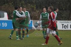 SV Manching - FC Falke Markt Schwaben 1:0 - Freude über den 3. Platz, Sieg Jubel