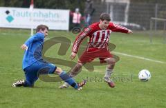 SV Stammham - TSV Etting - links Michael Schmidt (Etting) und rechts Christoph Binder (Stammham)