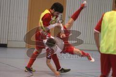 Oberbayerische Fußball Hallenmeisterschaft - Finale Türkisch SV Ingolstadt - FC Unterföhring 2:3 - kleine Kampfeinlage