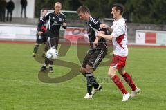 TSV Gaimersheim - TV 1861 Ingolstadt - links Mathäus Wieczorek (TV Ingolstadt) im Zweikampf mit rechts Benjamin Brucker