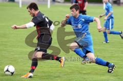 Kreisliga TSV Großmehring gegen TSV Hepberg Maiwald Michael kommt einen Schritt zu spätFoto: Jürgen Meyer