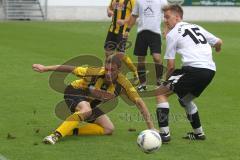 Relegation - TSV Lichtenau - TSV Altmannstein - 1:2 - rechts Daniel Wurfbaum (Altmannstein) und links Anton Immel