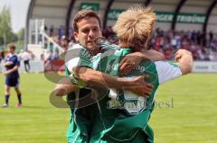 FC Gerolfing - SpVgg Feldmoching-Tor zum 1:0 durch Steffen Schneider-Jubel-Foto: Jürgen Meyer