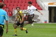 Relegation - TSV Lichtenau - TSV Altmannstein - 1:2 - rechts Martin Maier im Alleingang aufs Tor