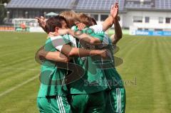 FC Gerolfing - SpVgg Feldmoching-Tor zum 1:0 durch Steffen Schneider-Jubel-Foto: Jürgen Meyer