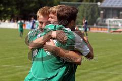 FC Gerolfing - SpVgg Feldmoching-Tor zum 1:0 durch Steffen Schneider-Jubel-Foto: Jürgen Meyer