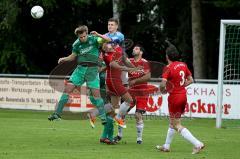 Landesliga - FC Gerolfing - SV Mering - Schneider Steffen (grün Gerolfing) - Foto: Jürgen Meyer