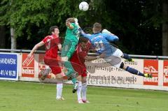 Landesliga - FC Gerolfing - SV Mering - Schneider Steffen (grün Gerolfing) - Foto: Jürgen Meyer