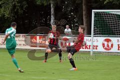 FC Gerolfing gegen SV Raisting Landesliga Süd-West Anikin Benjamin mit der Chance zu Ausgleich- Foto: Jürgen Meyer