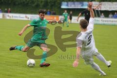 Landesliga Südwest - FC Gerolfing - SpVgg Kaufbeuren 1:2 - Benjamin Anikin zieht ab