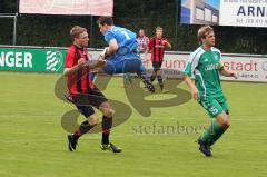 FC Gerolfing gegen SV Raisting Landesliga Süd-West Einen Schritt zu spät kommt hier Schneider Steffen - Foto: Jürgen Meyer