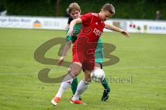 Landesliga - FC Gerolfing - SV Mering - Schneider Steffen (grün Gerolfing) - Foto: Jürgen Meyer