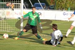 Landesliga - FC Gerolfing - TSV Bobingen - Daniel Schachtner knapp am Tor vorbei