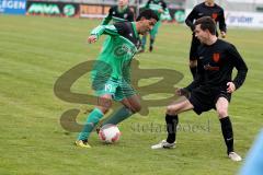 FC Gerolfing gegen TSV Nördlingen - Manai Kais (grün) - Foto: Jürgen Meyer