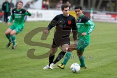 FC Gerolfing gegen TSV Nördlingen - Manai Kais (grün) - Foto: Jürgen Meyer