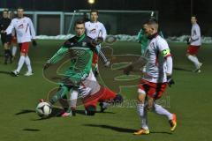 Testspiel - FC Gerolfing - SV Seligenporten - mitte Daniel Schachtner (FCG) erzielte das 1:0