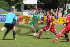 Kreisklasse - SV Manching II - TSV Hohenwart - Matthias Reichel zieht ab, leider daneben