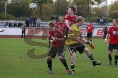 TV 1861 Ingolstadt - SV Stammham - rechts  Jan-Philipp Kleiner (TV) kommt nicht an den Ball