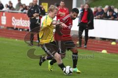 TV 1861 Ingolstadt - SV Stammham - links Jan-Philipp Kleiner (TV) gegen Taylan Sönmez