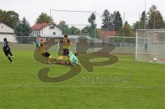 TSV Gaimersheim gegen SV Karlshuld - Thiemyo Feline mit Torschuss zum 1:0 - Foto: Jürgen Meyer