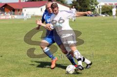 FC Hepberg gegen TSV Ober/Unterhaunstadt - Friedrich Christian im dribbling und mit Flanke zum 2:0 -  Foto: Jürgen Meyer