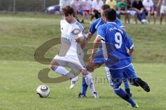 FC Hepberg gegen TSV Ober/Unterhaunstadt - Maurer Tobias im dribbling -  Foto: Jürgen Meyer