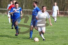 Kreisliga 1 TSV Ober/Unterhaunstadt - DJK Ingolstadt - Kobold Maximilian (weiß Oberhaunstadt) auf und davon - Foto: Jürgen Meyer