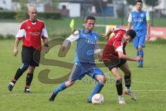 Kreisliga - TSV Oberhaunstadt - Türkisch SV Ingolstadt - links Maximilian Kopold und rechts Baris Soysal