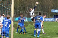 Kreisliga 1 TSV Ober/Unterhaunstadt - DJK Ingolstadt - Genosko Maximilian mit Fausabwehr (DJK Ingolstadt) - Foto: Jürgen Meyer