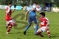 Kreisliga - TSV Ober/Unterhaunstadt - FC Sandersdorf - Krieschey Patrick (blau Ober/Unterhaunstadt) - Foto: Jürgen Meyer