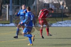 Kunstrasen-Cup 2013 beim DJK Ingolstadt - SpVgg Hofstetten (blau) gegen TSV Hohenwart (rot) - links Torsten Holm