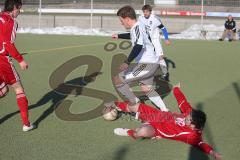 Kunstrasen-Cup 2013 beim DJK Ingolstadt - TSV Hohenwart (rot) gegen BSV Neuburg (weiß)