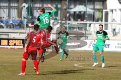 FC Gerolfing-TSV Dachau Schneider Steffen im Zweikampf Foto: Juergen Meyer