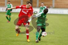 Landesliga SV Manching - TSG Thannhausen  - Hogmeni Wohayo wird gehalten - Foto: Jürgen Meyer