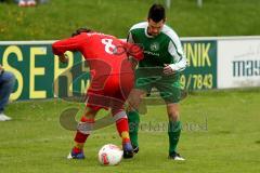 Landesliga SV Manching - TSG Thannhausen  - Bielicz Kryspin tunnelt seinen Gegenspieler - Foto: Jürgen Meyer