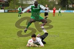 Landesliga SV Manching - TSG Thannhausen  - Hogmeni Wohayo (grün Manching) - Foto: Jürgen Meyer