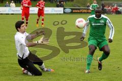 Landesliga SV Manching - TSG Thannhausen  - Hogmeni Wohayo (grün Manching) - Foto: Jürgen Meyer