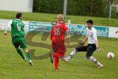 Landesliga SV Manching - TSG Thannhausen  - Giordano Antonio mit seinem Treffer zum 2:0 - Foto: Jürgen Meyer