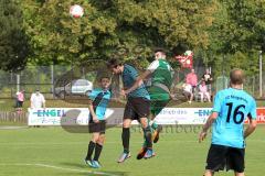 Landesliga SW - SV Manching - FC Königsbrunn - rechts Aleksandar Dmitrovic köpft über das Tor