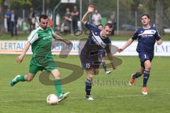 Landesliga Südwest - SV Manching - FV Illertissen II - Antonio Giordano zieht ab und erzielt den Ausgleich zum 1:1 Tor