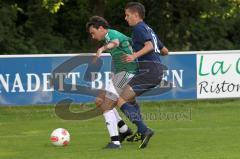 Toto-Pokal - SV Manching - VfB Eichstätt - 1:0 - Zweikampf, vorne Julian Scholl (VfB) und hinten Fabian Burchard