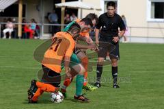 VFB Friedrichshofen - VFB Eichstätt II - Düzgün Hakan und  Stengler Waldemar (orange Friedr.hofen) - Foto: Jürgen Meyer