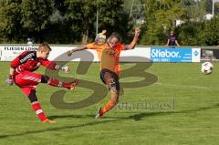 VFB Friedrichshofen - VFB Eichstätt II - Blabl Bastian (orange Friedr.hofen) Dörfler Max Torwart Eichstätt - Foto: Jürgen Meyer